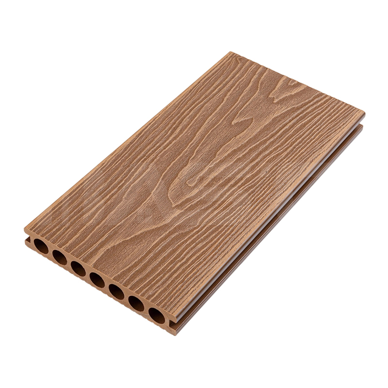 Przyjazne dla środowiska materiały pochodzące z recyklingu, głęboko tłoczona kompozytowa deska tarasowa, antykorozyjna i przeciw szkodnikom, 150 mm x 23 mm